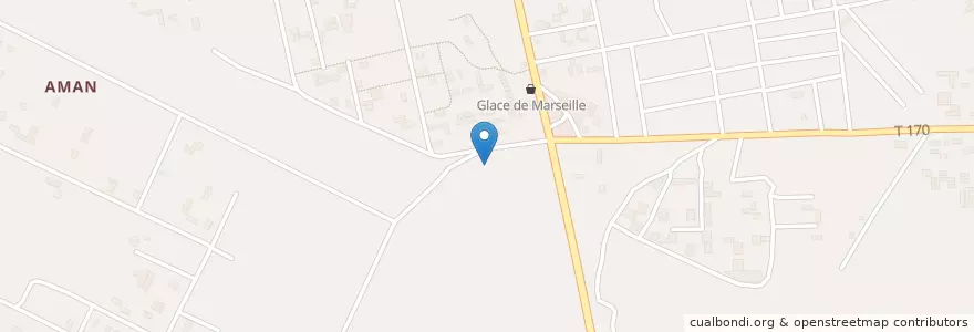 Mapa de ubicacion de Mobile Money en Côte D’Ivoire, Abidjan, Abobo.
