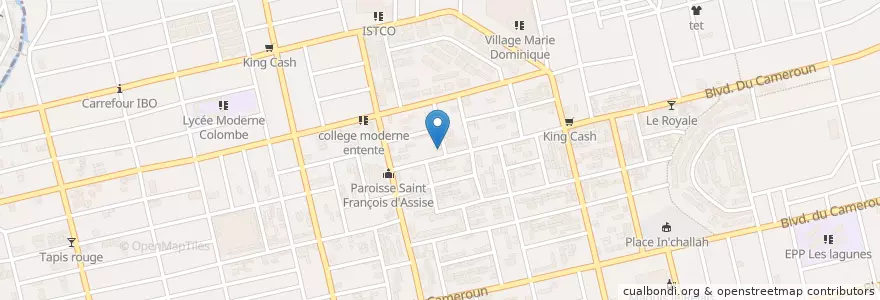 Mapa de ubicacion de Mobile money en ساحل عاج, آبیجان, Koumassi.