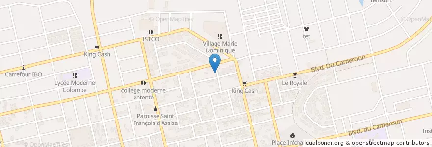 Mapa de ubicacion de Mobile money (Orange, MTN, Moov) en ساحل العاج, أبيدجان, Koumassi.