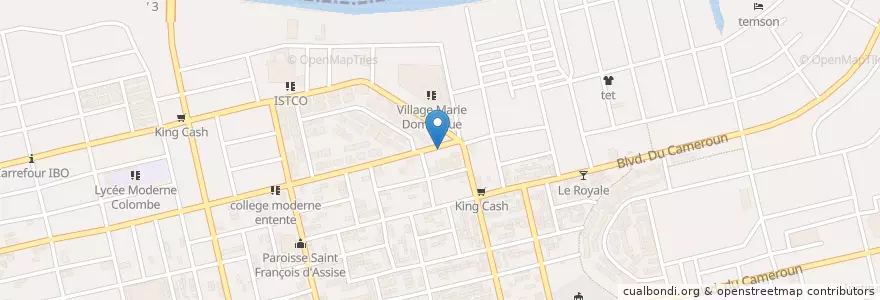Mapa de ubicacion de Bistro de La JOIE en Ivoorkust, Abidjan, Koumassi.