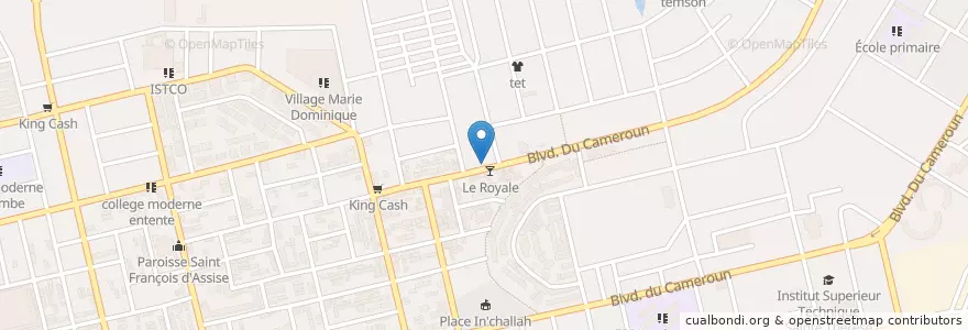 Mapa de ubicacion de Mobile Money en 코트디부아르, 아비장, Koumassi.