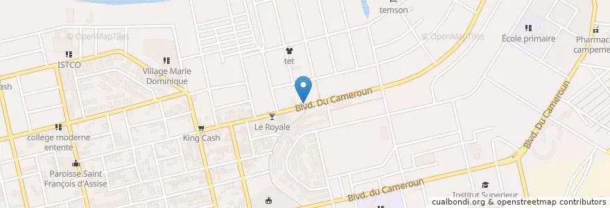 Mapa de ubicacion de Maquis Bel-Hair en Ivoorkust, Abidjan, Koumassi.