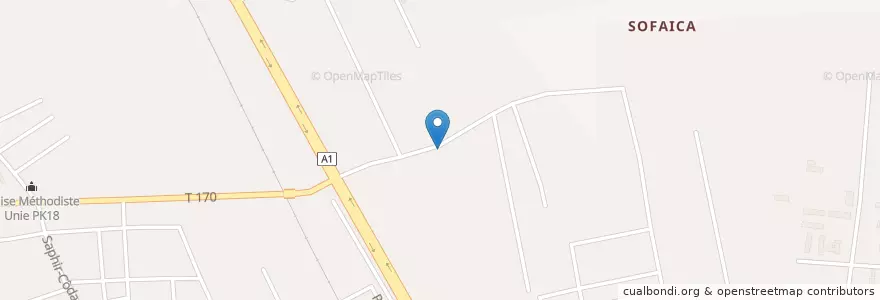 Mapa de ubicacion de Lavage en Кот-Д’Ивуар, Абиджан, Abobo.