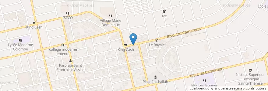 Mapa de ubicacion de Maquis Esko by Night en Costa D'Avorio, Abidjan, Koumassi.