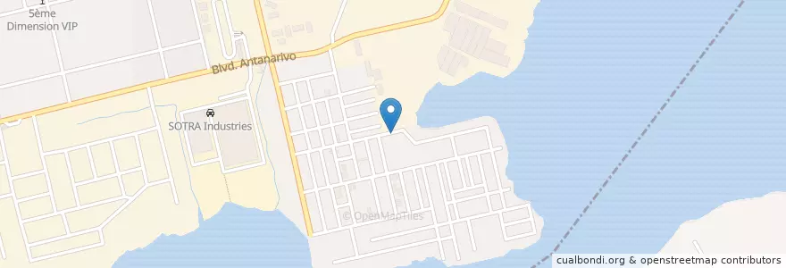 Mapa de ubicacion de Garbadrome en ساحل عاج, آبیجان, Port-Bouët.