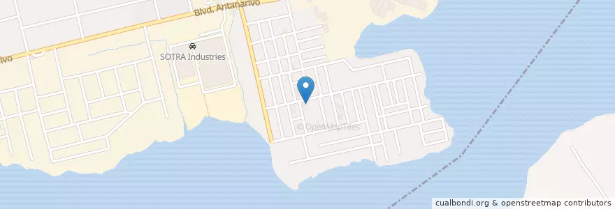 Mapa de ubicacion de Dépôt de Boisson en Costa De Marfil, Abiyán, Port-Bouët.