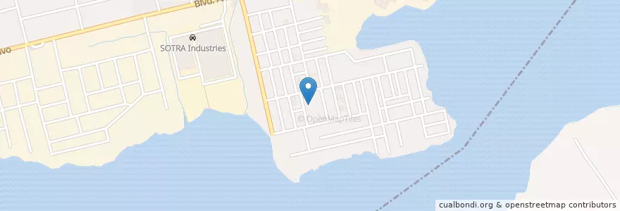 Mapa de ubicacion de Restaurant Traditionnel en コートジボワール, アビジャン, Port-Bouët.