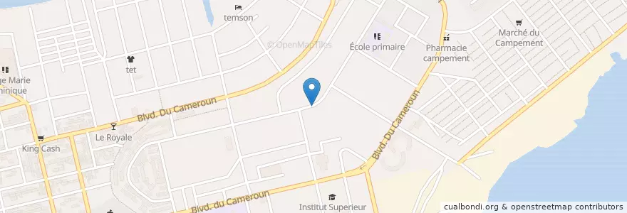 Mapa de ubicacion de Maquis en Côte D'Ivoire, Abidjan, Koumassi.