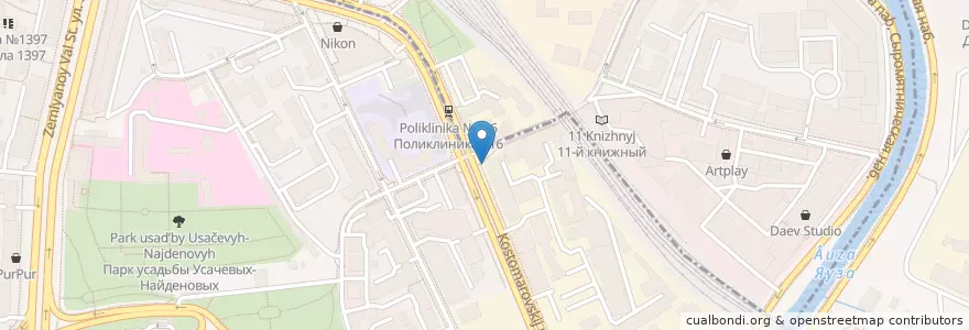 Mapa de ubicacion de Росинка en 러시아, Центральный Федеральный Округ, Москва, Центральный Административный Округ, Таганский Район.
