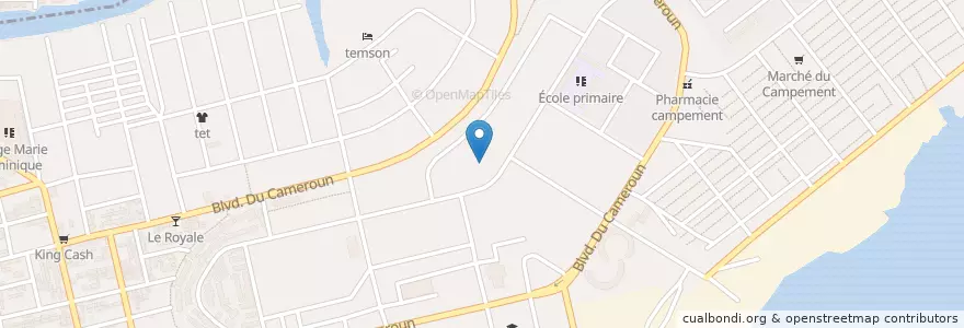Mapa de ubicacion de Groupe Scolaire Rehoboth en 코트디부아르, 아비장, Koumassi.