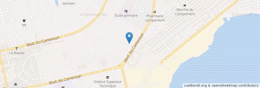Mapa de ubicacion de Mobile Money en Elfenbeinküste, Abidjan, Koumassi.