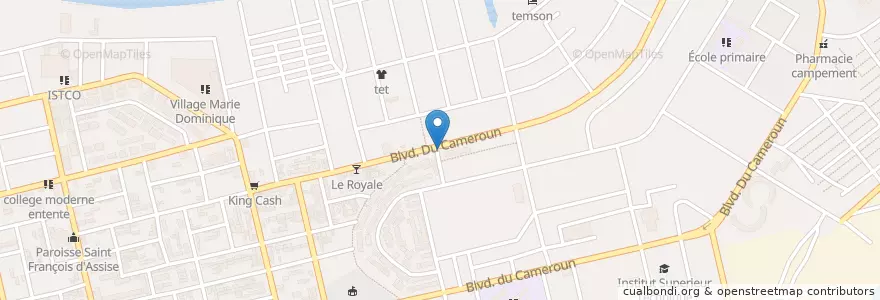 Mapa de ubicacion de Esperance Auto-Ecole en Costa Do Marfim, Abidjan, Koumassi.