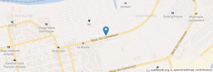 Mapa de ubicacion de Pharmacie Quartier Divo en Costa Do Marfim, Abidjan, Koumassi.