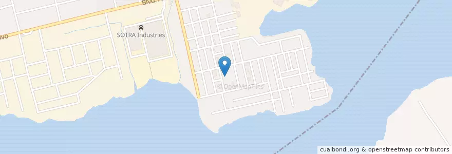 Mapa de ubicacion de Cave en ساحل عاج, آبیجان, Port-Bouët.