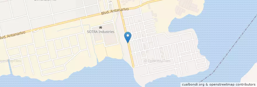 Mapa de ubicacion de Kiosque en Elfenbeinküste, Abidjan.