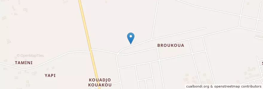 Mapa de ubicacion de Ecole Primaire Confessionnelle Assemblée de Dieu en Кот-Д’Ивуар, Абиджан, Abobo.