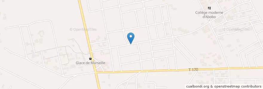 Mapa de ubicacion de Eglise Evangélique La Race Des vainqueurs en Côte D’Ivoire, Abidjan, Abobo.
