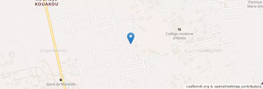 Mapa de ubicacion de Maquis en 科特迪瓦, 阿比让, Abobo.