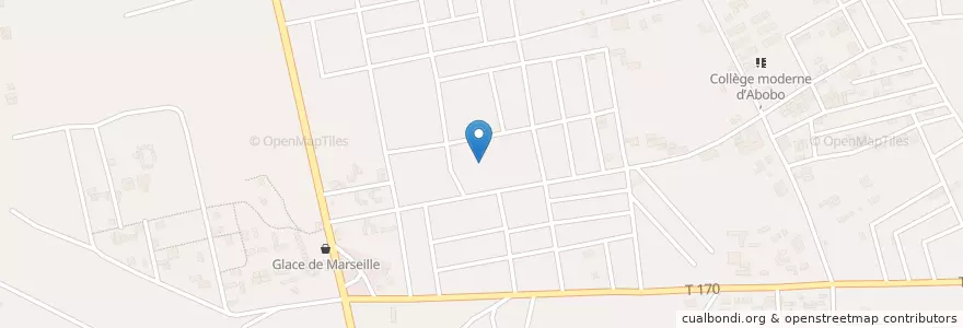 Mapa de ubicacion de Restaurant en 科特迪瓦, 阿比让, Abobo.