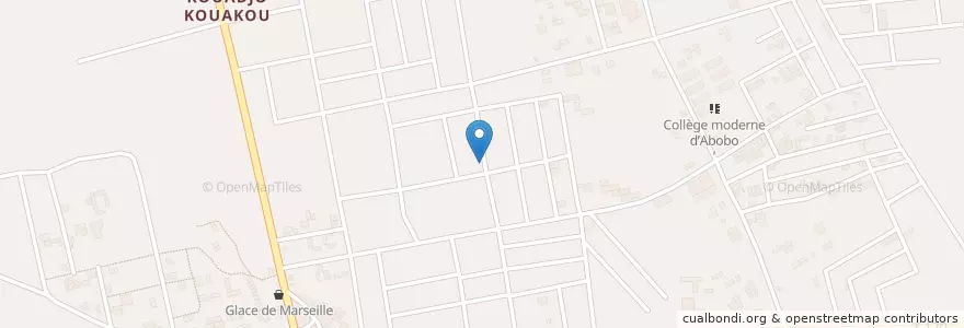 Mapa de ubicacion de Maquis en Кот-Д’Ивуар, Абиджан, Abobo.