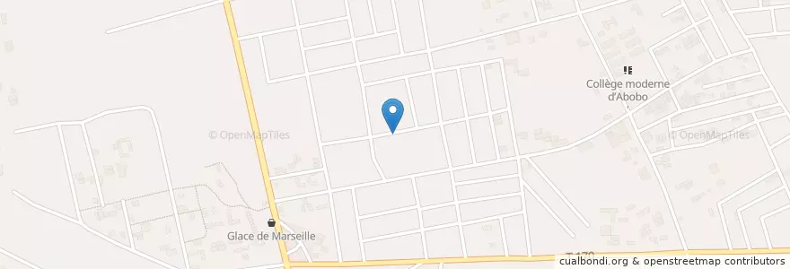 Mapa de ubicacion de Mobile Money en 科特迪瓦, 阿比让, Abobo.