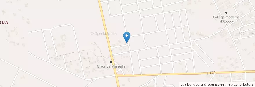 Mapa de ubicacion de Garbadrome en Elfenbeinküste, Abidjan, Abobo.