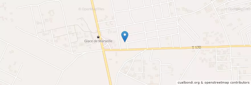 Mapa de ubicacion de Restaurant en Costa Do Marfim, Abidjan, Abobo.