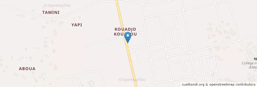 Mapa de ubicacion de Maquis Restaurant L'Indenié en Кот-Д’Ивуар, Абиджан, Abobo.