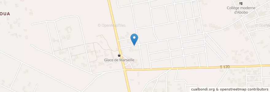 Mapa de ubicacion de Auto Ecole en 코트디부아르, 아비장, Abobo.