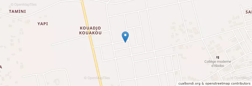 Mapa de ubicacion de Eglise Evangélique De Pentecôte Shilo en Кот-Д’Ивуар, Абиджан, Abobo.