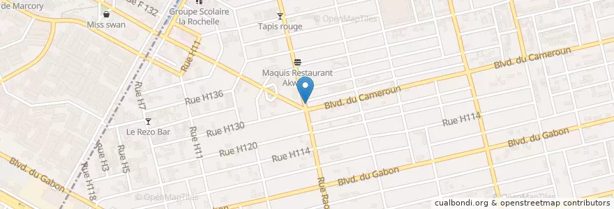 Mapa de ubicacion de Agence de Transfert en ساحل عاج, آبیجان, Koumassi, Marcory.