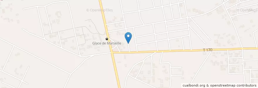 Mapa de ubicacion de Kiosque en ساحل عاج, آبیجان, Abobo.