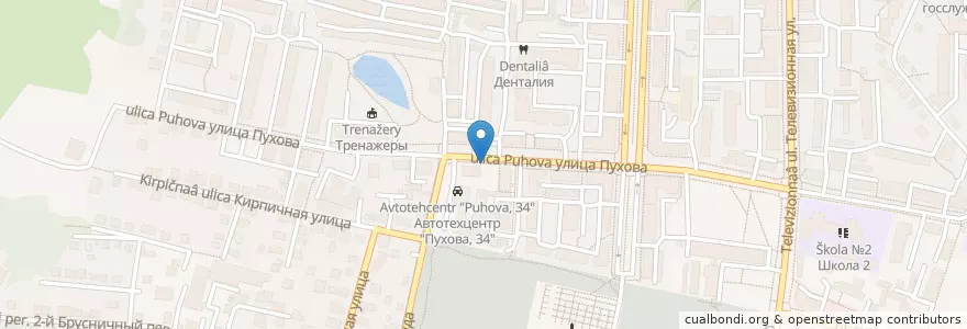 Mapa de ubicacion de Тандыр №1 en روسيا, Центральный Федеральный Округ, Калужская Область, Городской Округ Калуга.