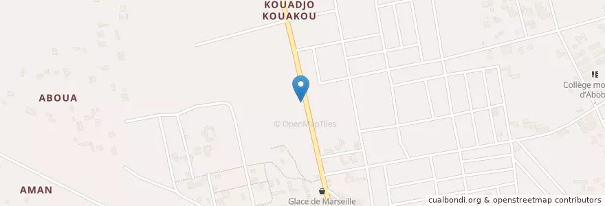Mapa de ubicacion de Bahtimray Group en 科特迪瓦, 阿比让, Abobo.