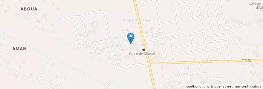 Mapa de ubicacion de Bistrot en Costa D'Avorio, Abidjan, Abobo.