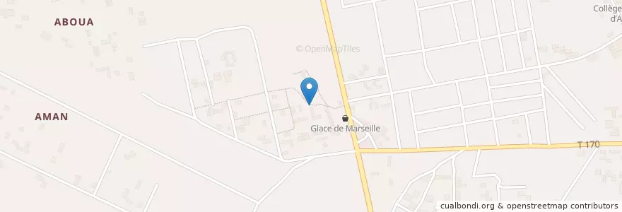 Mapa de ubicacion de Cave en ساحل عاج, آبیجان, Abobo.