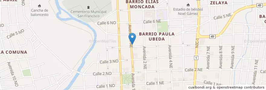 Mapa de ubicacion de Cooperativa Salud Para Todos, R.L. en Nikaragua, Estelí, Estelí (Municipio), Estelí.