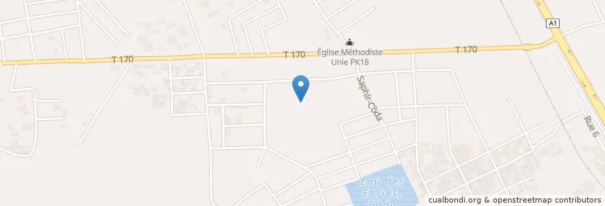 Mapa de ubicacion de EPV Risma en Кот-Д’Ивуар, Абиджан, Abobo.