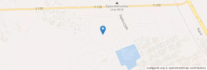 Mapa de ubicacion de Bistro en Elfenbeinküste, Abidjan, Abobo.