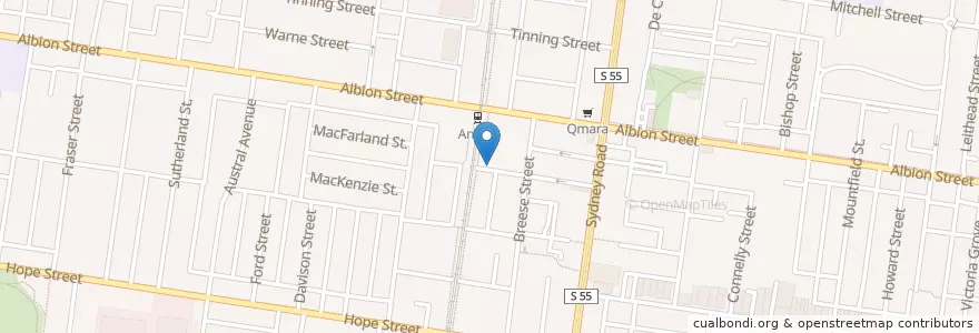 Mapa de ubicacion de home.one en Австралия, Виктория, City Of Moreland.