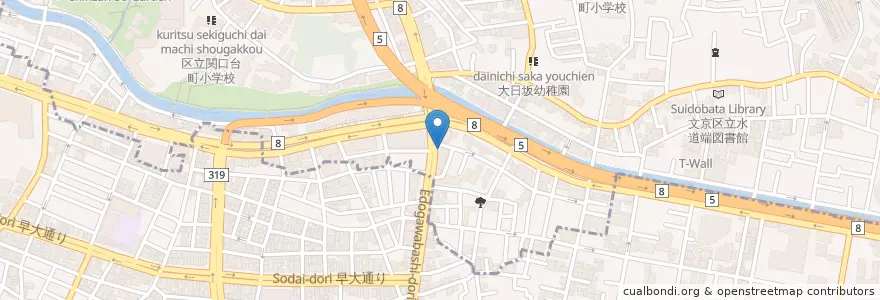 Mapa de ubicacion de らくらく en 日本, 东京都/東京都, 新宿区/新宿區.