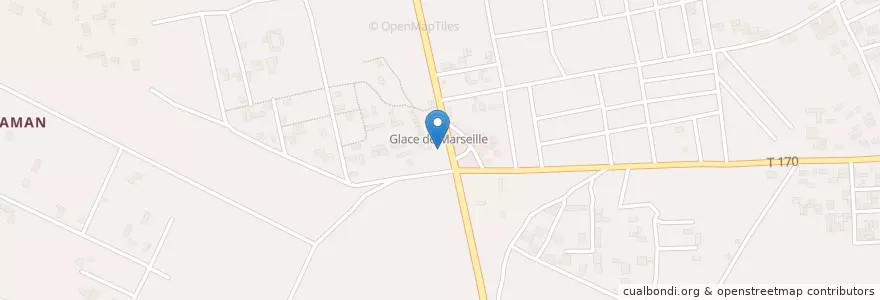Mapa de ubicacion de Kiosque le Bon Déjeuner en Côte D’Ivoire, Abidjan, Abobo.