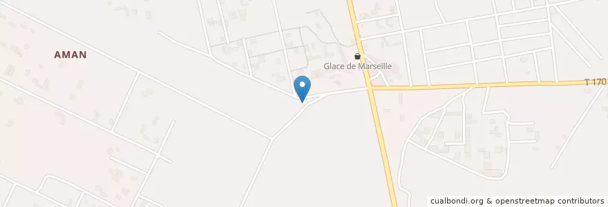 Mapa de ubicacion de Garbadrome en Côte D’Ivoire, Abidjan, Abobo.