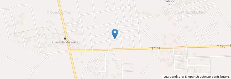 Mapa de ubicacion de Bistrot en Кот-Д’Ивуар, Абиджан, Abobo.