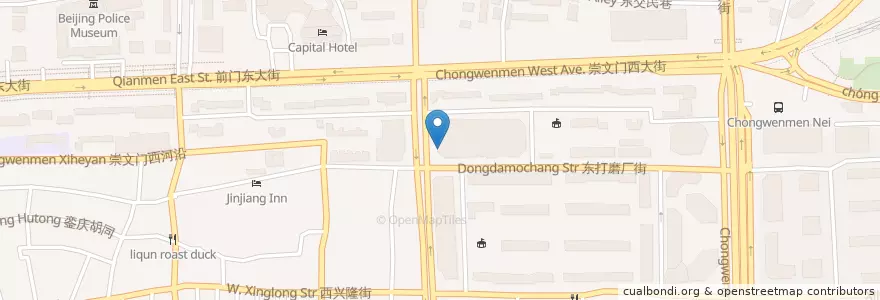 Mapa de ubicacion de 麦当劳 en 중국, 베이징시, 허베이성, 东城区.