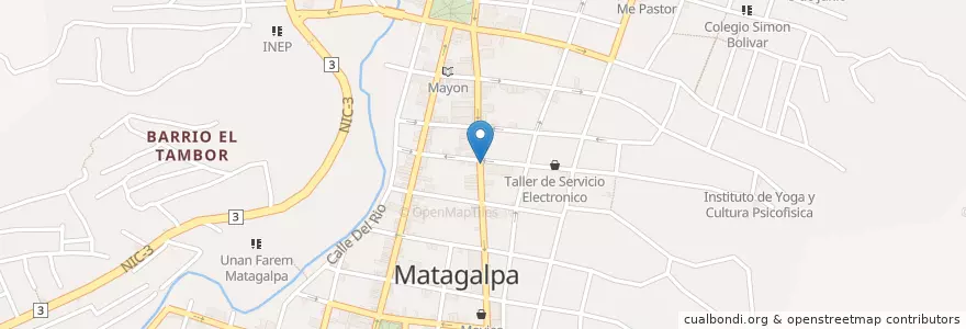 Mapa de ubicacion de Biblioteca Dr. Jaime Incer Barquero en 尼加拉瓜, Matagalpa, Matagalpa (Municipio).