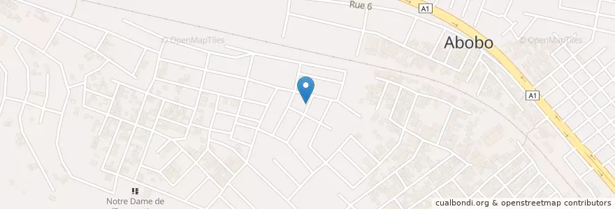 Mapa de ubicacion de Mobile Money en Fildişi Sahili, Abican, Abobo.