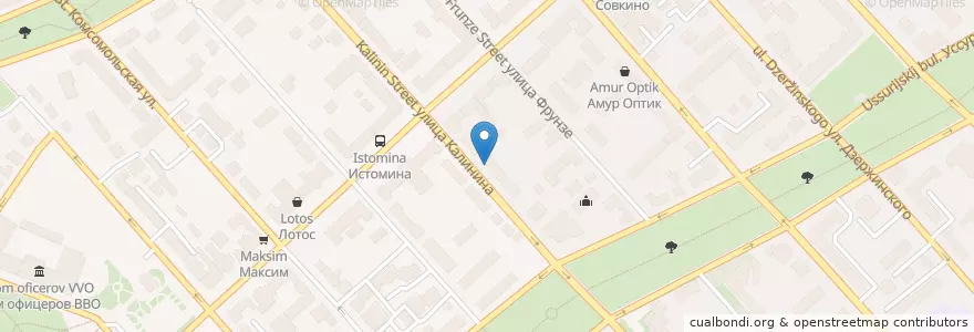Mapa de ubicacion de Tokyo Street en Россия, Дальневосточный Федеральный Округ, Хабаровский Край, Городской Округ Хабаровск.