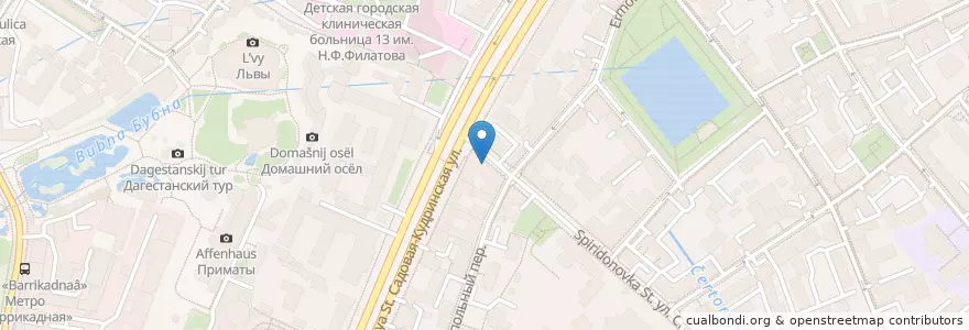 Mapa de ubicacion de Почта Банк en Rusland, Centraal Federaal District, Moskou, Центральный Административный Округ, Пресненский Район.