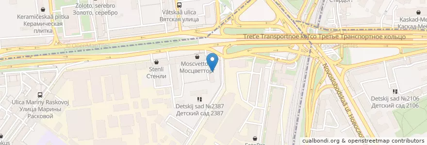 Mapa de ubicacion de Take and wake en Rusia, Distrito Federal Central, Москва, Северный Административный Округ, Район Беговой.